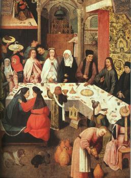 Hieronymus Bosch : Marriage Feast at Cana
